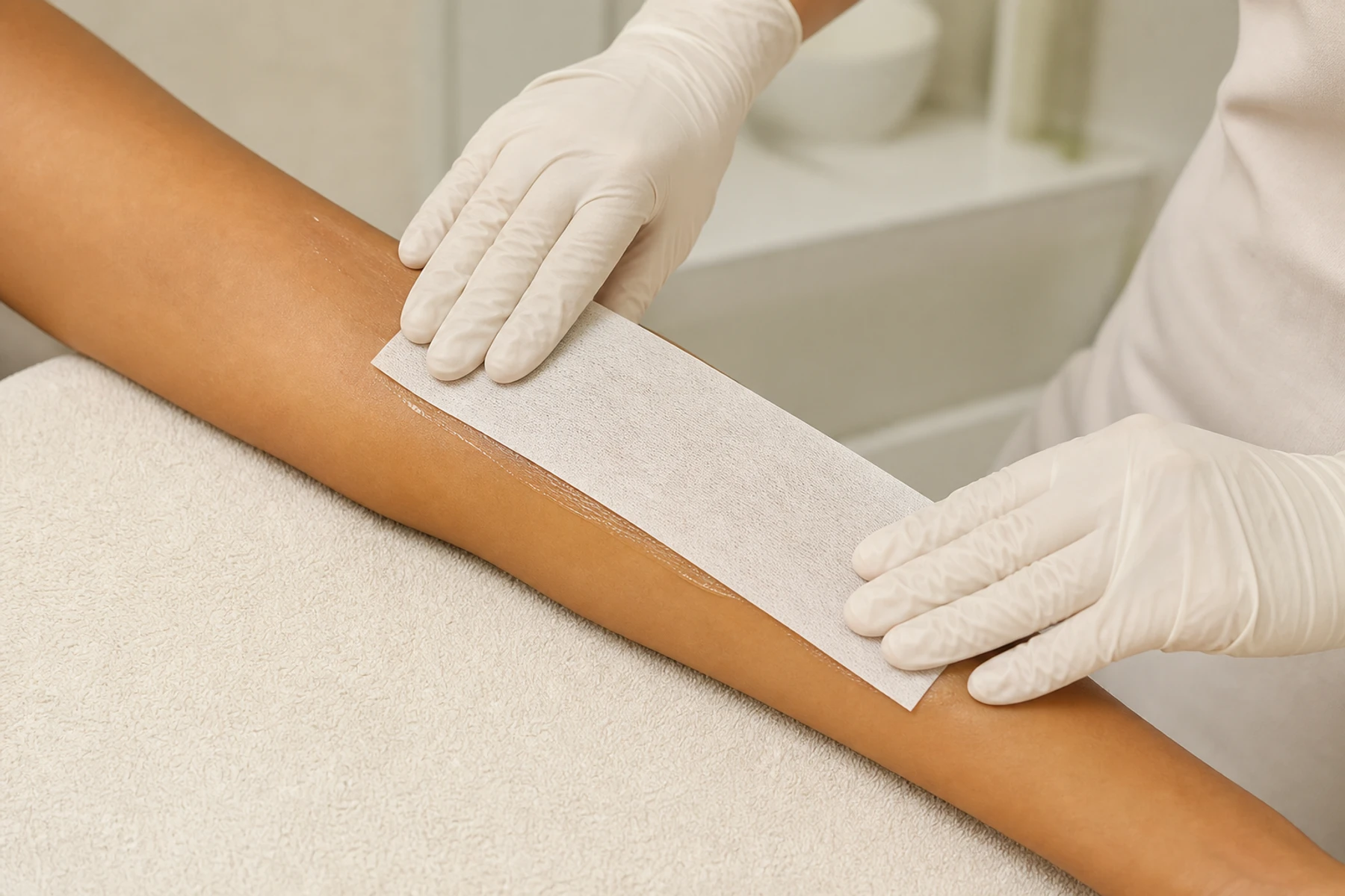 Professional waxing treatment imagery for Half-Arm Waxing