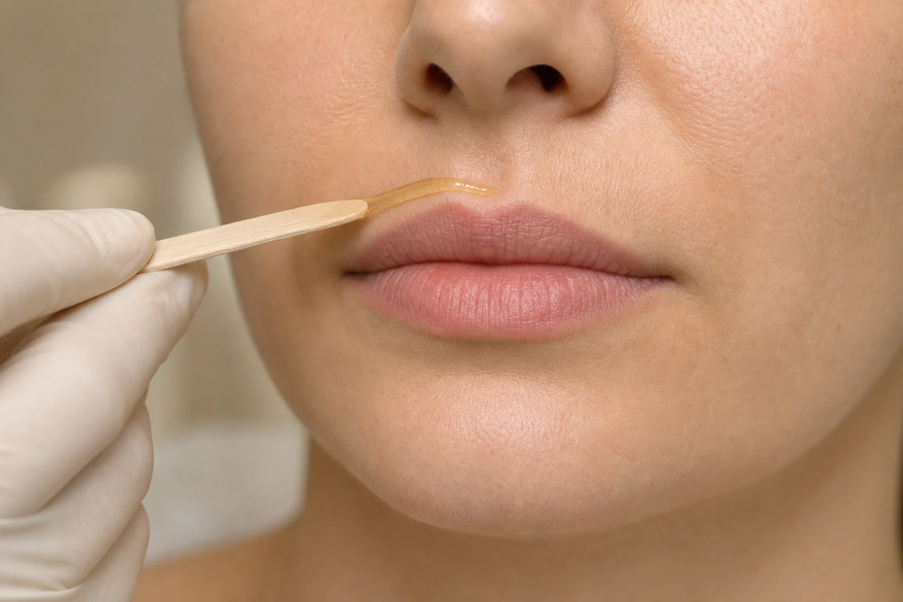 Professional waxing treatment imagery for Lip Waxing