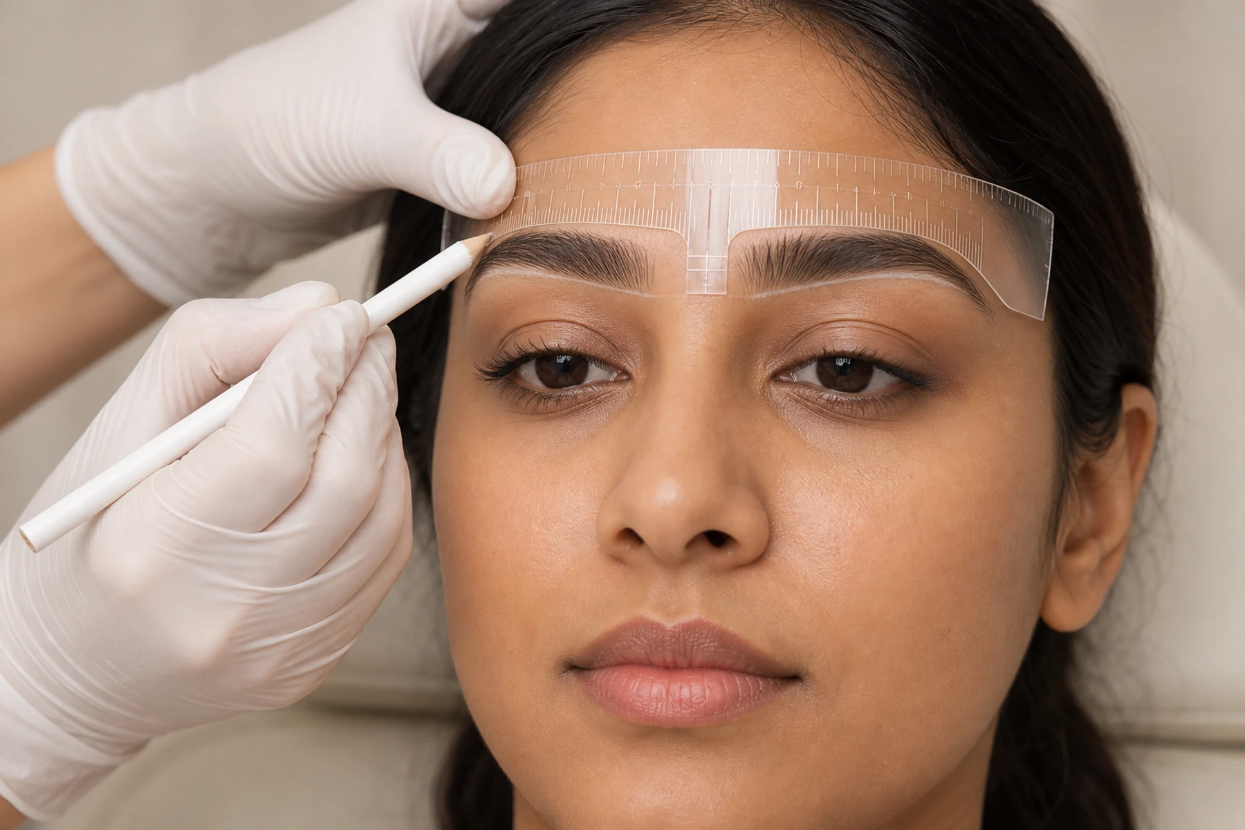 Professional brow or lash treatment imagery for Eyebrow Microblading