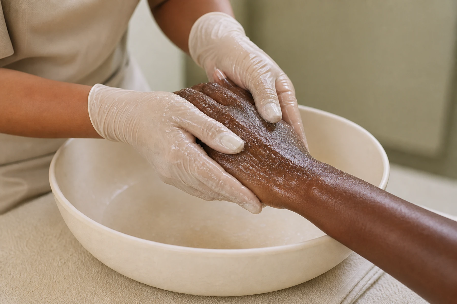 Professional nail care treatment imagery for Spa Manicure